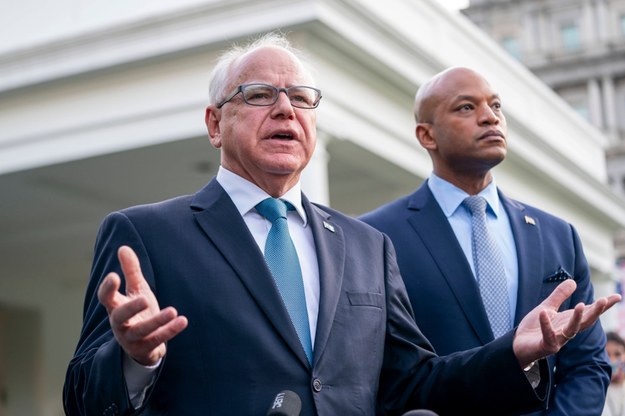 Tim Walz /SHAWN THEW    /PAP/EPA