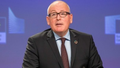 Timmermans: Nie przestanę zajmować się Trybunałem Konstytucyjnym