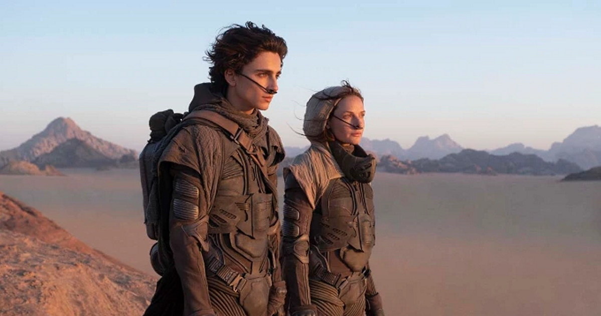 Timothee Chalamet i Rebecca Ferguson w filmie "Diuna" /materiały prasowe