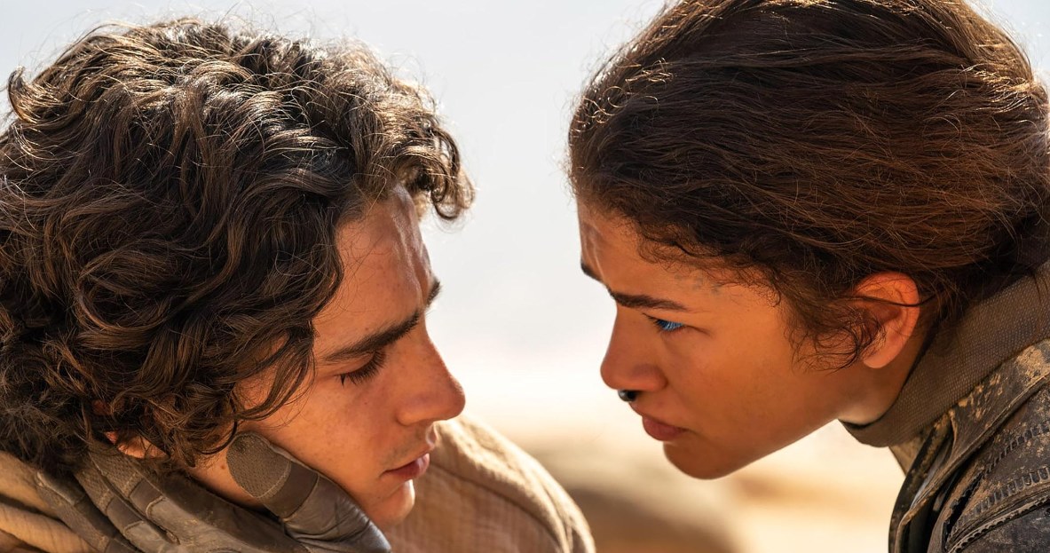 Timothée Chalamet i Zendaya w filmie "Diuna: Część druga" /materiały prasowe