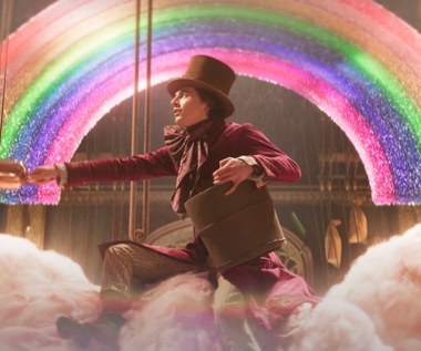Timothee Chalamet jako Willy Wonka. Mieszanka magii i muzyki [zwiastun]
