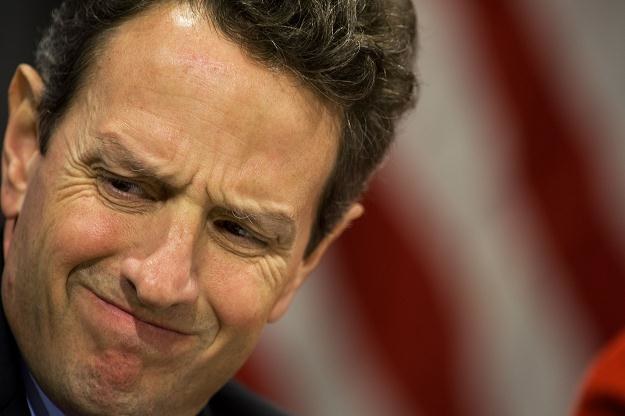 Timothy Geithner: "Mamy bardzo odporną gospodarkę. Jesteśmy bardzo silnym krajem" /AFP