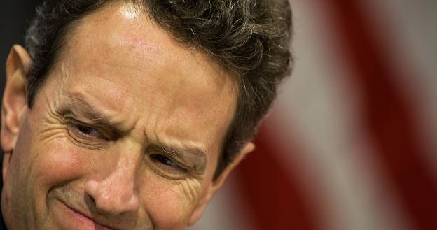 Timothy Geithner: "Mamy bardzo odporną gospodarkę. Jesteśmy bardzo silnym krajem" /AFP
