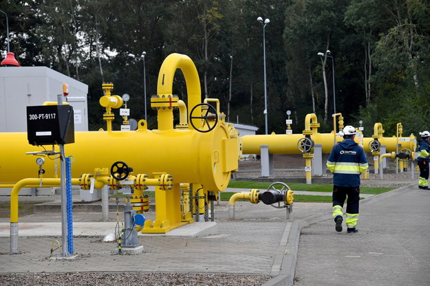 Tłocznia gazu Goleniów w dniu uroczystego otwarcia gazociągu Baltic Pipe /	Marcin Bielecki   /PAP