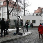 Tłum dziennikarzy przed procesem Katarzyny W.