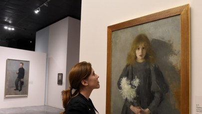 Tłumy na wystawie Boznańskiej w Krakowie