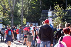 Tłumy turystów na Podhalu 