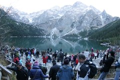 Tłumy turystów szturmowały Morskie Oko 