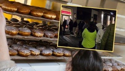 Tłusty czwartek 2026. Kolejki po pączki ustawiły się już w środku nocy. Lekarz grzmi