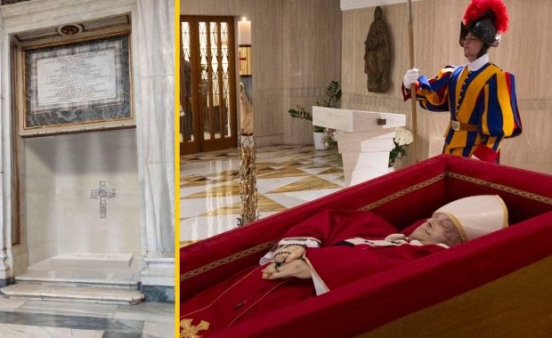 ​To będzie grób Franciszka. Watykan pokazał projekt nagrobka papieża [ZDJĘCIA]