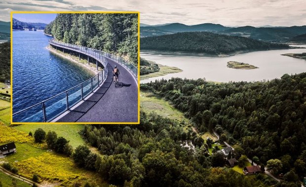 To będzie jedna z piękniejszych tras. Rowerowy raj nad Jeziorem Mucharskim