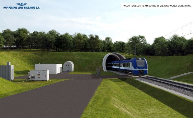 To będzie najdłuższy tunel kolejowy w Polsce. We wtorek przebicie pierwszej nitki  