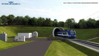 To będzie najdłuższy tunel kolejowy w Polsce. We wtorek przebicie pierwszej nitki  