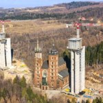 droga Via Carpatia To będzie najwyższa estakada w Polsce. Jej filar jest wyższy od Bazyliki Mariackiej