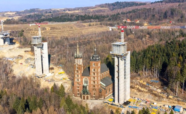 To będzie najwyższa estakada w Polsce. Jej filar jest wyższy od Bazyliki Mariackiej