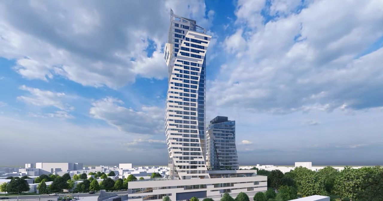To będzie najwyższy mieszkalny wieżowiec w Polsce /YouTube
