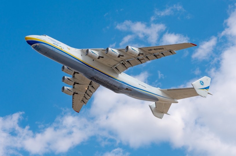 To był największy towarowy samolot świata, ukraiński An-225 Mrija /123RF/PICSEL