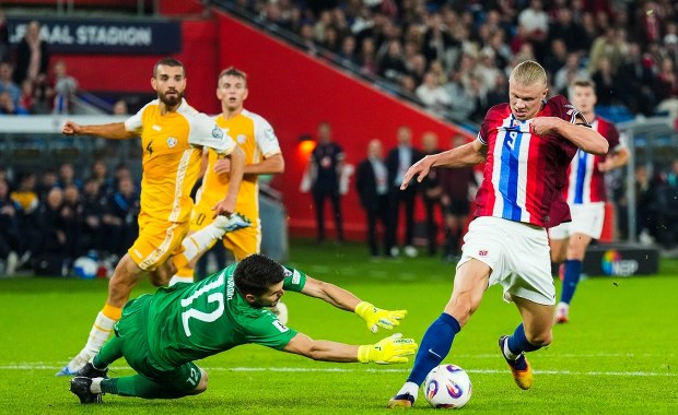 To był pogrom! Norwegia rozgromiła Mołdawię, Haaland strzela jak natchniony  