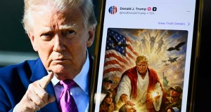 "To byłem ja jako lekarz, a nie Jezus". Trump przekonuje świat