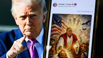 "To byłem ja jako lekarz, a nie Jezus". Trump przekonuje świat