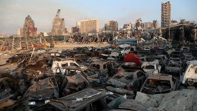"To było jak wybuch bomby atomowej". Potężne zniszczenia w Bejrucie