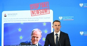 "To, co pisze pan Andrzej Duda jest nieprawdą". Szłapka o dezinformacji