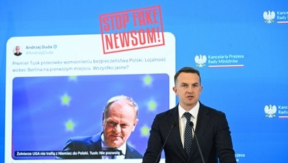 "To, co pisze pan Andrzej Duda jest nieprawdą". Szłapka o dezinformacji