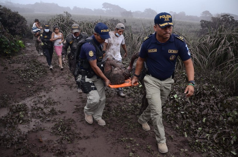 To druga w bieżącym roku erupcja liczącego 3763 metry wysokości Volcan de Fuego /AFP