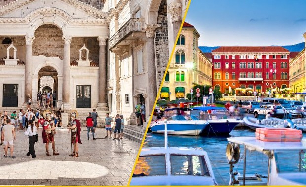To jedno z najchętniej odwiedzanych miast w Chorwacji. Ma dość ulicznych imprez