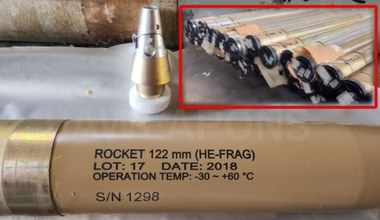 To już oficjalne. Rosja chwali się irańskimi pociskami 122 mm HE-FRAG 