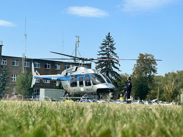 To najnowocześniejszy śmigłowiec w zasobach policji. /Aneta Łuczkowska /RMF FM - reporter