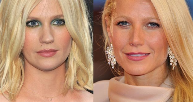 To nie był ich rok: January Jones i Gwyneth Paltrow /Getty Images/Flash Press Media