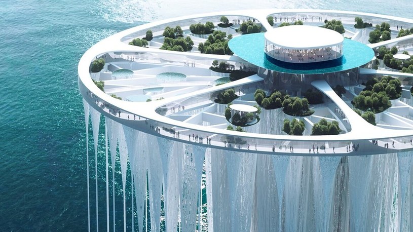 To nie film science-fiction, tylko futurystyczna wyspa widokowa w Chinach /Geekweek