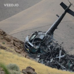 To nie jest fotografia helikoptera w Iranie. To nie jest zdjęcie zamachu. /Bogdan Zalewski /RMF24