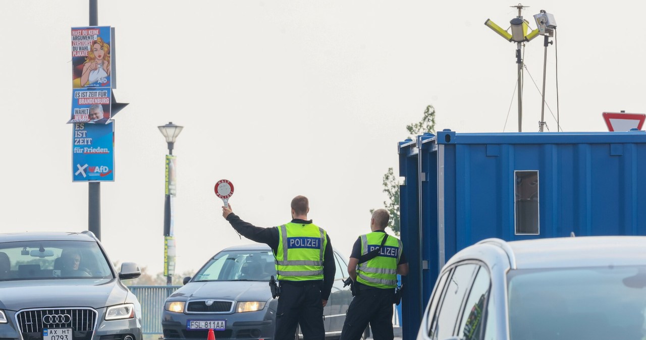 To nie koniec kontroli na granicy z Polską. Niemieckie władze zapowiadają kontynuację /Wojciech Olkuśnik /East News