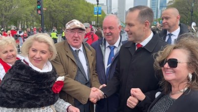 To nie Polonia witała się na tych zdjęciach z Nawrockim. Ustalenia RMF FM