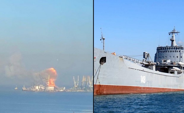 To nie rosyjski "Orsk", to "Saratow" został zniszczony w porcie w Berdiańsku 