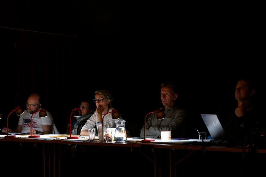 To od tych ludzi zależy, kto zostanie wampirem, a kto ofiarą - jury castingu do musicalu "Drakula" w Teatrze Muzycznym w Łodzi /Teatr Muzyczny w Łodzi/Michał Matuszak /Materiały prasowe