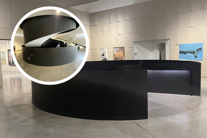 "To pierwsze koło, jakie w życiu zaprojektowałem" - mówił o schodach w wileńskim muzeum Daniel Libeskind /Agnieszka Maciaszek /archiwum prywatne