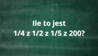 To proste działanie może sprawić kłopot. Dasz radę bez kalkulatora?