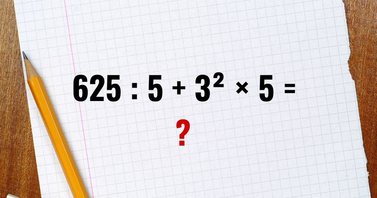 To równanie wcale nie jest proste. W trakcie wykonywania działań łatwo o pomyłkę. /interia /Canva Pro