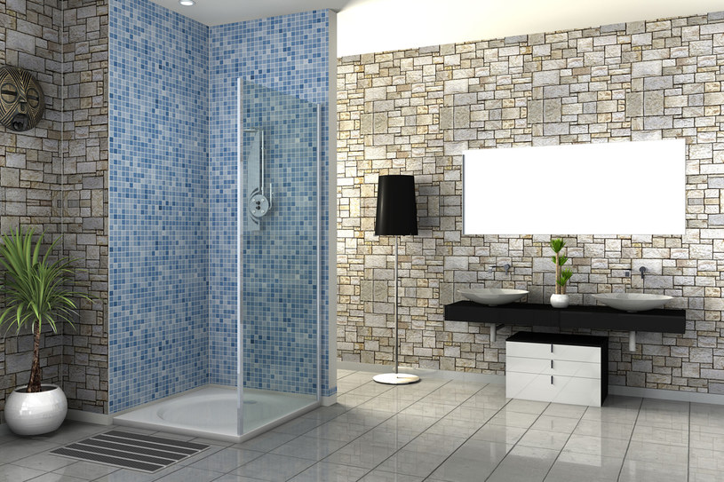 To rozwiązanie sprawdzi się w dobrze ogrzewanych i wentylowanych łazienkach /123RF/PICSEL