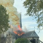 "To wyglądało strasznie". Relacja świadka z pożaru Notre Dame