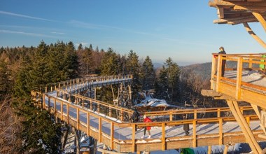 To wyjątkowa atrakcja w uzdrowisku. Najpiękniej jest tam po opadach śniegu