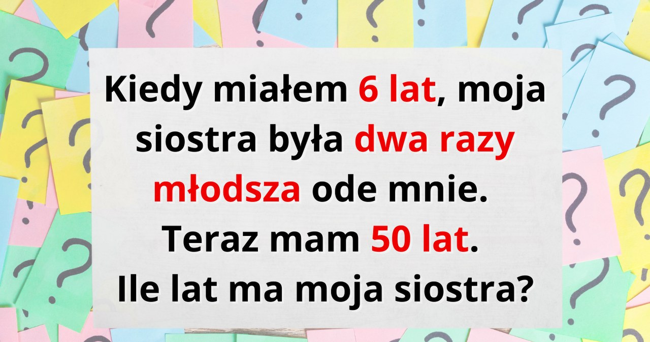 To zadanie wywołało internetową burzę. Podasz poprawną odpowiedź? /Canva Pro
