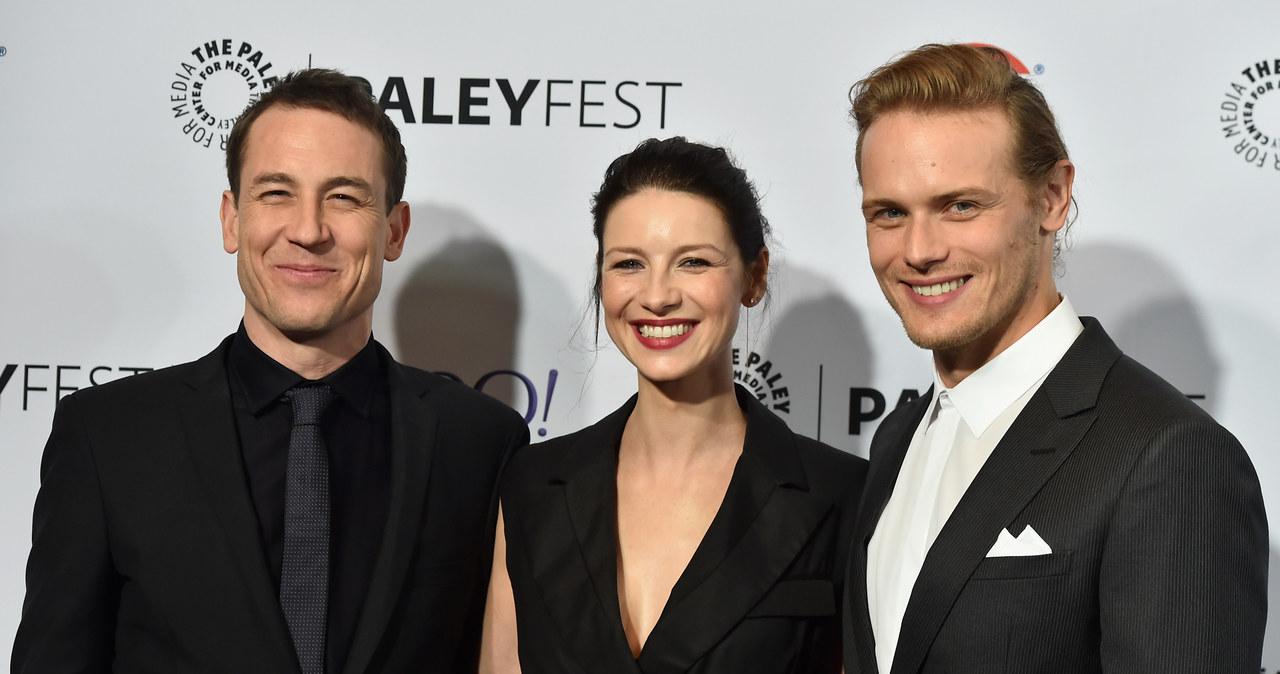 Tobias Menzies, Caitriona Balfe oraz Sam Heughan /Alberto E. Rodriguez /Getty Images