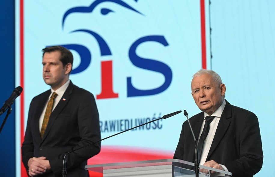 Tobiasz Bocheński, Jarosław Kaczyński; grudzień 2025 /Marcin Obara