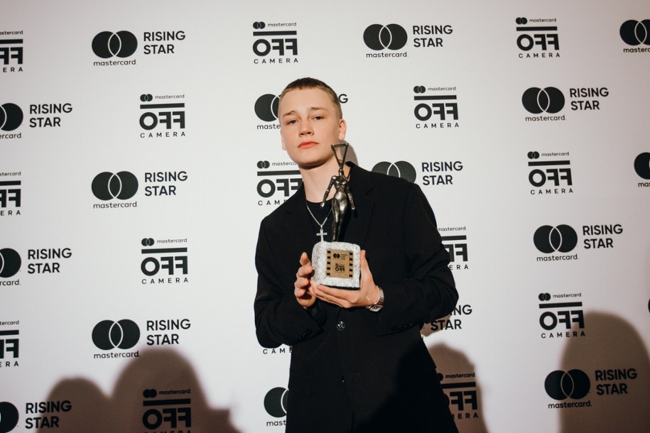 Tobiasz Wajda z nagrodą Mastercard Rising Star /Klaudia Kot /Materiały prasowe
