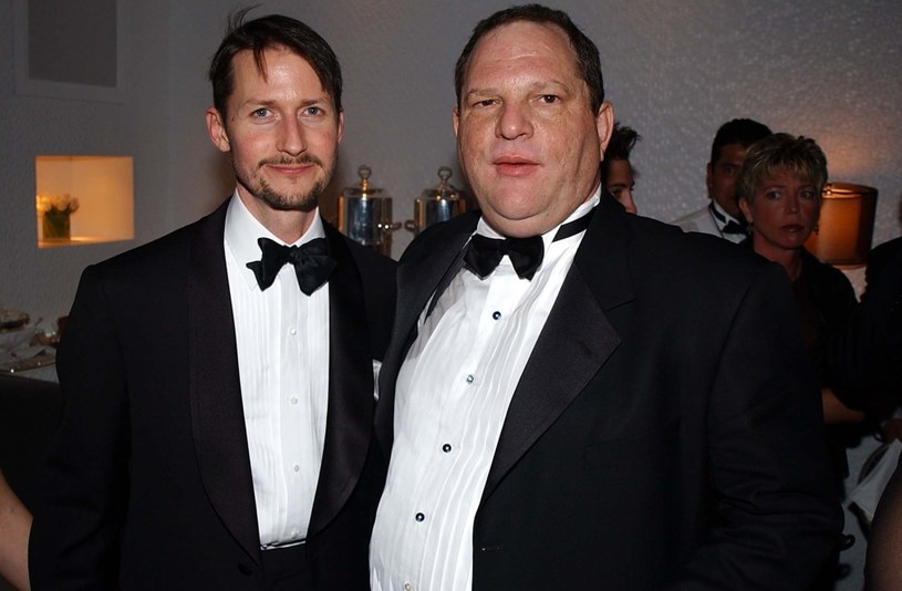 Todd Field i Harvey Weinstein w 2002 roku /Jeff Kravitz /Getty Images