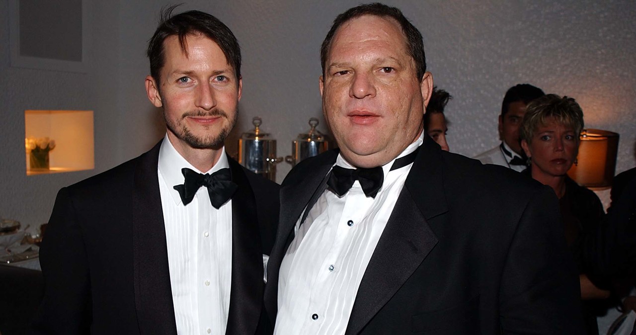 Todd Field i Harvey Weinstein w 2002 roku /Jeff Kravitz /Getty Images